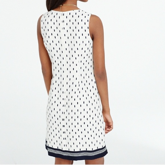 Ann Taylor Brushed Dash Shift Dress - Picture 3 of 6